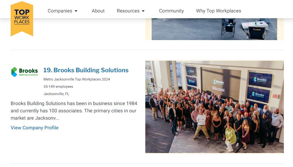 Article | Brooks Building Solutions